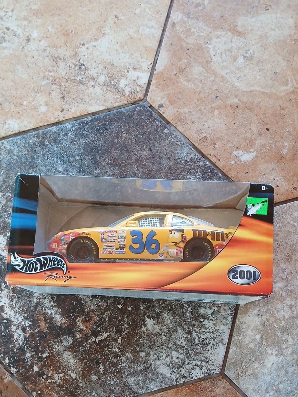 Hot Wheels Racing Scale 1:24 Toy Car - Yellow #36 M&M’s Design - Picture 1 of 4